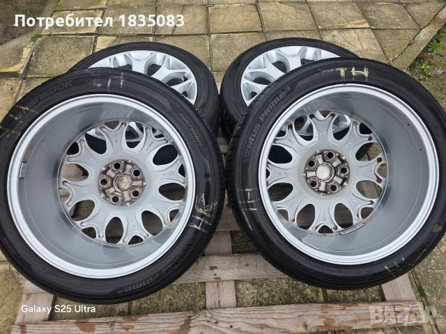 Лети джанти 17ки 5х108 Ford + летни гуми 205/50/17, снимка 9 - Гуми и джанти - 53938448