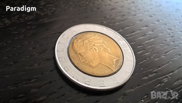 Монета - Италия - 500 лири | 1985г., снимка 2 - Нумизматика и бонистика - 31393107