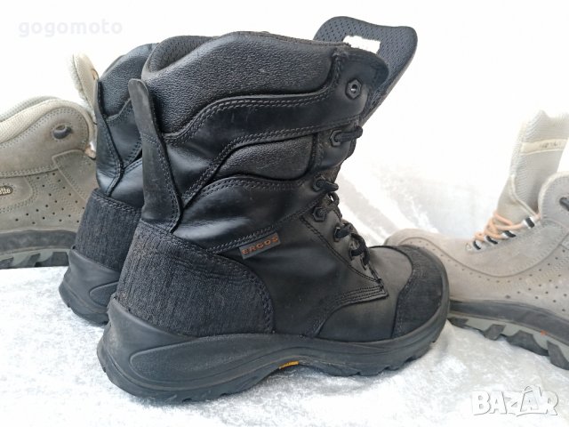 кубинки работни Ergos® Montana 3 Black Leather Composite Safety BOOTS ,100% естествена кожа, снимка 14 - Други - 42758014