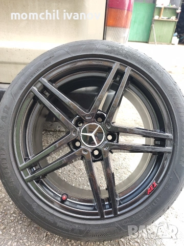 17" оригинални джанти за Мерцедес и ВАГ групата "AEZ" с гуми "GOODYEAR" 225/45, снимка 13 - Гуми и джанти - 52160096