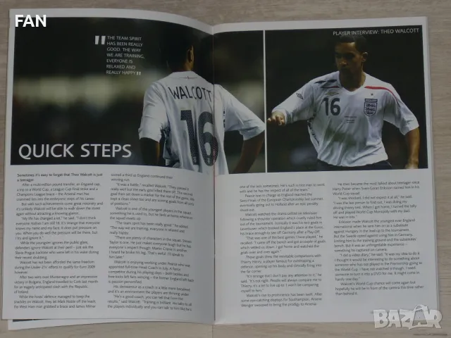  Англия - България до 21 г. футболна програма 2007 - квалификация за Европейското първенство до 21 г, снимка 3 - Фен артикули - 47320466