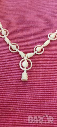 Огърлица, колие, гердан от кост. , снимка 2 - Колиета, медальони, синджири - 37104009