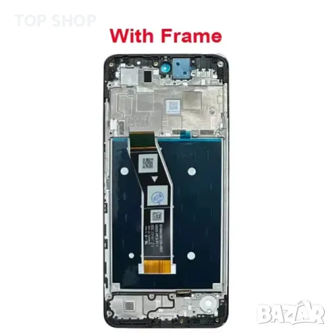 Дисплей за Motorola G04 Power, тъч екран, с рамка, LCD, тъчскрийн, LED, Moto G04, тъч скрийн, XT2421, снимка 2 - Резервни части за телефони - 49746458