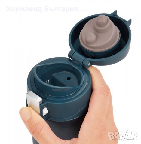 КАЧЕСТВЕНА неразливаща се термо чаша с POP UP капачка, снимка 4 - Термоси - 39297060