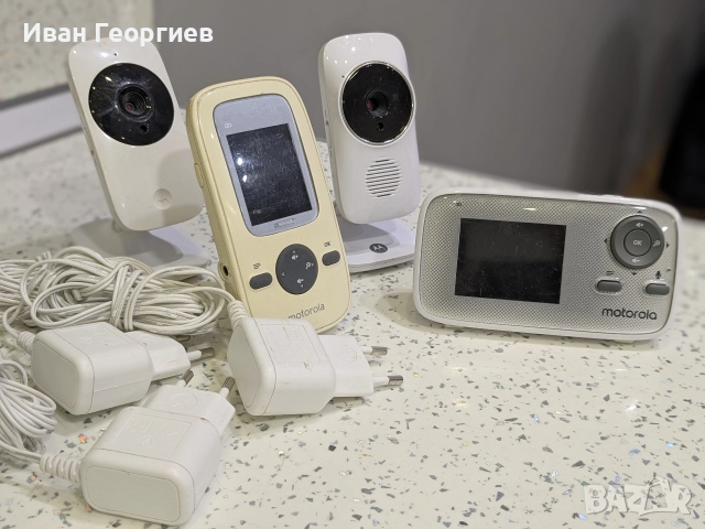 2бр видео бебефони Motorola 