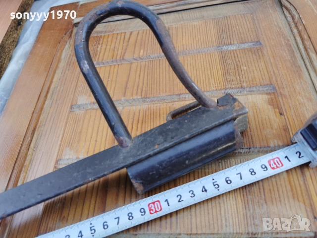 МЕТАЛНА СТАРА СТОЙКА ЗА ЧАДЪР 2804260816, снимка 2 - Антикварни и старинни предмети - 54337349