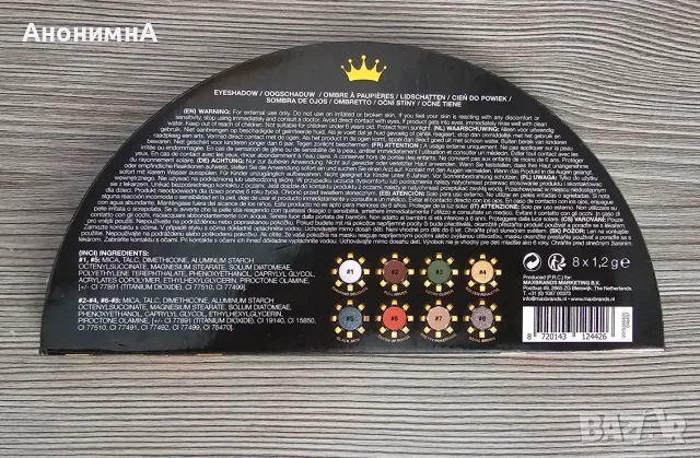 Палитра Casino Queen, снимка 4 - Козметика за лице - 55942616