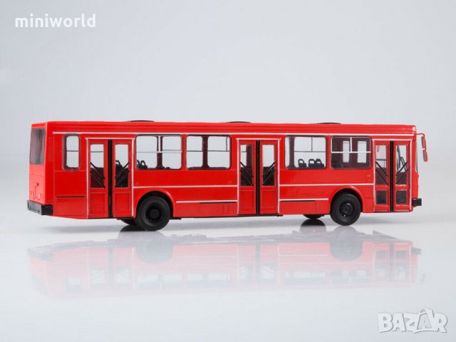 ЛиАЗ 5256 градски автобус - мащаб 1:43 на Наши Автобуси моделът е нов в блистер, снимка 4 - Колекции - 31947537
