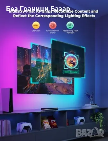 Ново Govee HDMI 2.1 Sync Box и RGB LED лента за 55-65" TV, 8K 60Hz, снимка 3 - Лед осветление - 48714524
