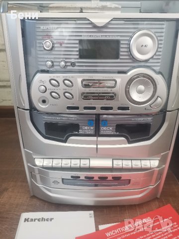 Продавам Karcher KA5300 грамофон /касетофон /CD/  радио, снимка 4 - Грамофони - 38041705