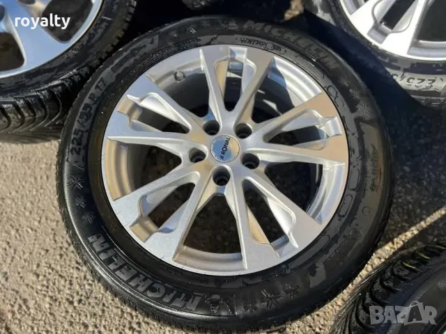 5х112 17 Джанти VW Seat Skoda Audi Mercedes BMW 5x112 ЕТ 27 J 7.5 Централен отвор 66.6 Марка Ronal , снимка 6 - Аксесоари и консумативи - 49757589