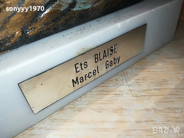 chavanay-42х18х12см-внос france 1012221130L, снимка 5 - Антикварни и старинни предмети - 38962885