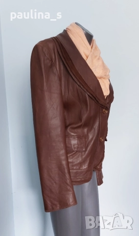 Два различни броя / Марково дамско яке от естествена кожа , снимка 6 - Якета - 51959920