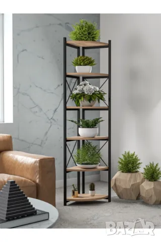 Ъглова етажерка- два цвята, снимка 3 - Етажерки - 48873108