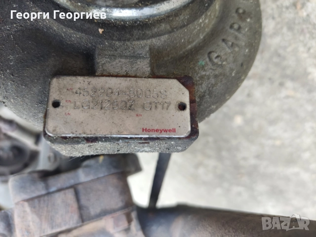 Турбо Garrett GT17 от Saab 9-5 с двигател B205, снимка 2 - Части - 52064140