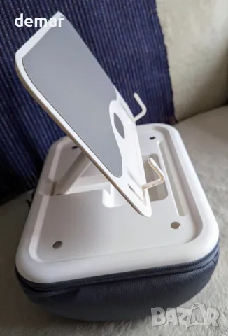 CGBE регулируема възглавница за таблет или електронен четец за легло, с възглавница, син и сив, снимка 10 - Други стоки за дома - 48199000