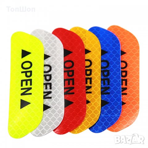 Светлоотразителни стикери Open за Автомобил - 6 Модела, снимка 2 - Аксесоари и консумативи - 33882580