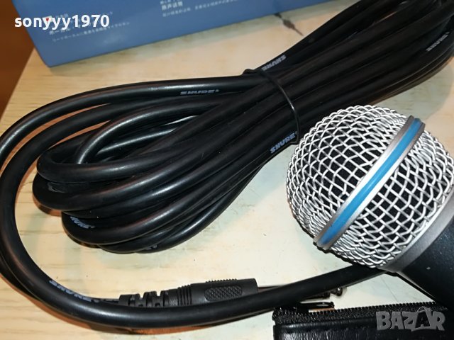 shure beta58A NEW MICROFHONE-ВНОС SWISS 2905221010, снимка 8 - Микрофони - 36907746