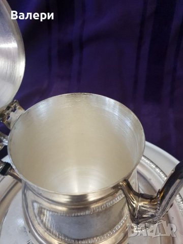 Сервиз За Кафе и Мляко 100 Посребрен Антика, снимка 9 - Антикварни и старинни предмети - 40746802
