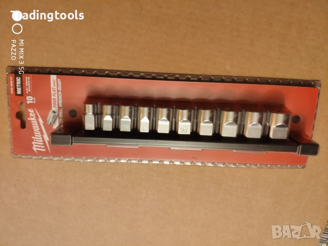 Milwaukee 3/8″ 10броя качествени вложки камъни 10-19mm комплект
