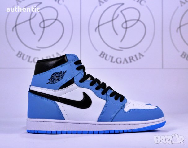 Nike Air Jordan 1 High University Blue, Shadow 2.0, Obsidian, снимка 2 - Маратонки - 34961226