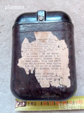Стара медицинска бакелитова кутийка, снимка 2 - Антикварни и старинни предмети - 29846028