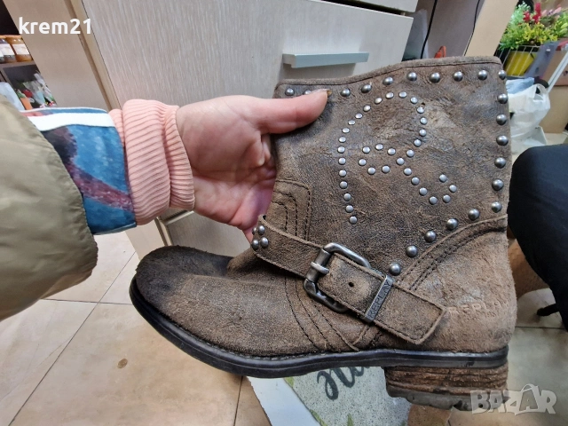 Rreplay дамски каубойски ботушки 41номер, снимка 6 - Дамски ботуши - 53183705