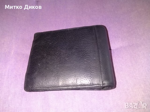 Италиански портфейл 125х100мм естествена кожа с много прегради за карти-документи, снимка 3 - Портфейли, портмонета - 37908425