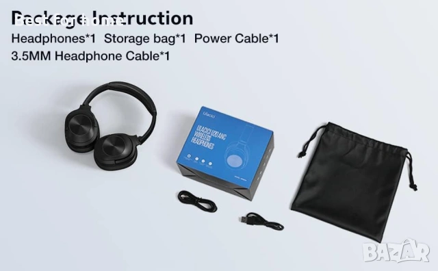 Ulacici слушалки с активно шумопотискане, снимка 8 - Bluetooth слушалки - 53204419