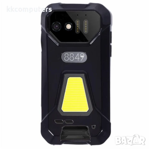 Гъвкав TPU Калъф + Скрийн Протектор за Unihertz Tank 3 – Прозрачен / Черен