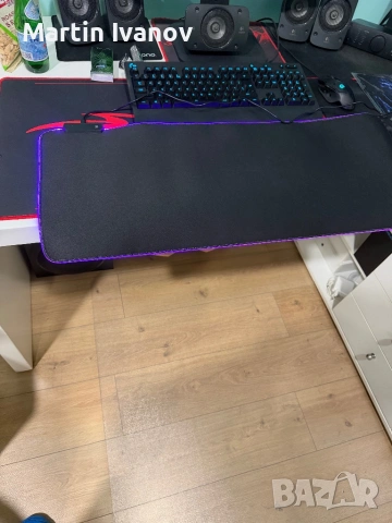 RGB Gaming mouse mat пад за клавиатура с подцветка, снимка 9 - Клавиатури и мишки - 54183668