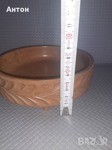 Дървена купа,бонбониера., снимка 4 - Други ценни предмети - 34160983