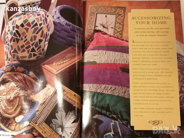 creative home arts club home decoration solutions - книга за декораци , снимка 2 - Художествена литература - 31880258