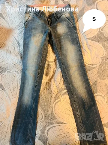 Дамски дънки Xs/S/M, снимка 6 - Дънки - 56539484