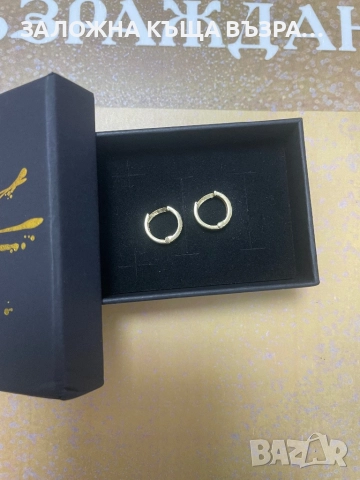 Златни Обеци - 14 Карата , снимка 3 - Обеци - 52560870