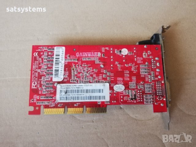 Видео карта NVidia GeForce Gainward FX5200 128MB DDR 64bit AGP, снимка 6 - Видеокарти - 35368393