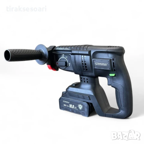 Акумулаторен комплект 5в1 , гайковерт , винтоверт , ъглошлайф , пефоратор , LED лампа - 36v 10.0A, снимка 2 - Други инструменти - 50721114