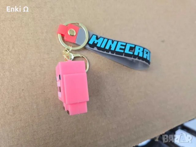 Оригинален ключодържател Minecraft – Прасе (Pig), снимка 4 - Колекции - 56536695