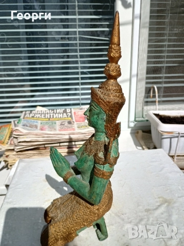 Бронзова статуетка 34 см., снимка 3 - Колекции - 51996820