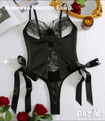 Кожено боди м л , снимка 2 - Корсети, бюстиета, топове - 54306231