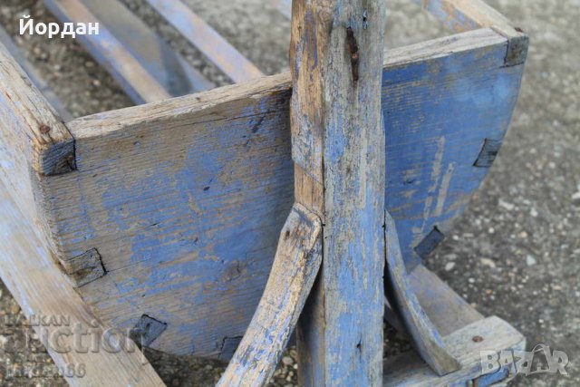 Детска дървена люлка, снимка 7 - Антикварни и старинни предмети - 38487216