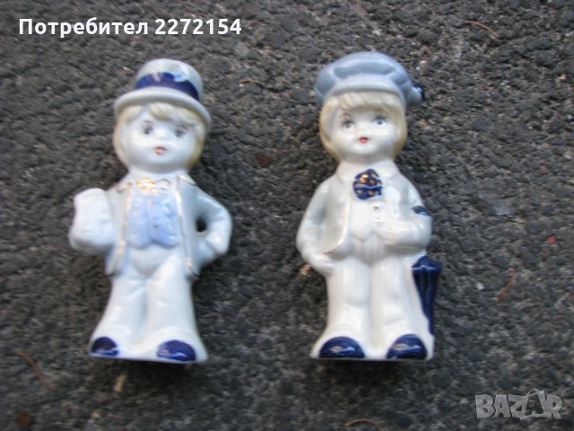 Порцеланова фигурка статуетка клоун-2бр, снимка 3 - Антикварни и старинни предмети - 29100512