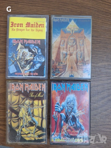Касети Iron Maiden 3 студийни албума,