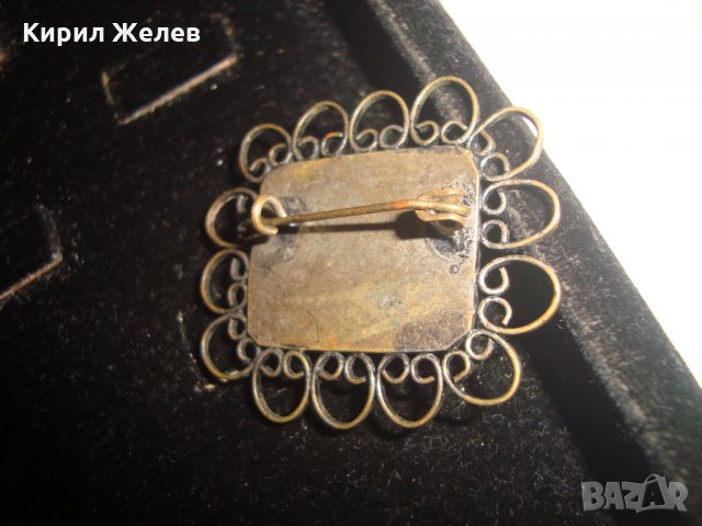 ВЪЗРОЖДЕНСКА БРОШКА БРОНЗ НАКИТ СТАРО ГРАДСКО БИЖУ 17495, снимка 6 - Антикварни и старинни предмети - 31230607