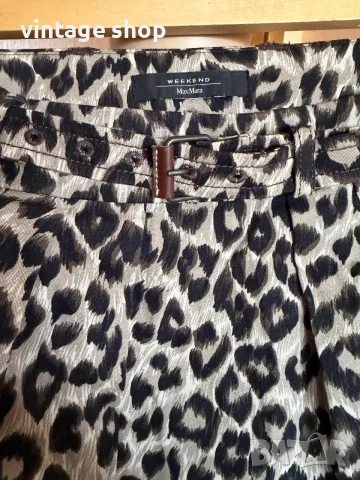 Пола Weekend Max Mara, леопардов принт, размер M, малко L, снимка 11 - Поли - 56551577