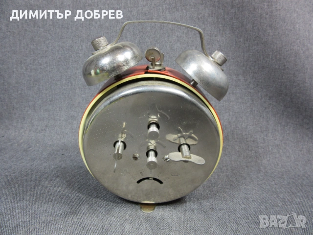 СТАР РЕТРО СОЦ СССР МЕХАНИЧЕН ЧАСОВНИК БУДИЛНИК ВИТЯЗЬ SANTA MARIA, снимка 4 - Антикварни и старинни предмети - 54268908