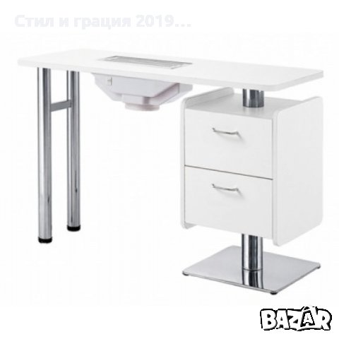 Маса за маникюр с прахоуловител Hale 110 х 45 х 75 см - 32W, снимка 1