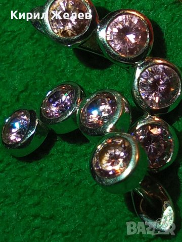 ИЗЯЩНИ СРЕБЪРНИ СКЪПОЦЕННИ АРТ ОБЕЦИ РОДИРАНО СРЕБРО 925 с ЮВЕЛИРНО ФАСЕТИРАН ИСКРЯЩ АМЕТИСТ 35020, снимка 18 - Обеци - 39547590