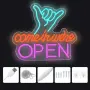 Димируем LED неонов надпис OPEN с ръка, USB, 35 x 31 см, снимка 3