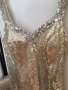 Разкошна Шаферска -Бална , Златна Блестяща Бална рокля , снимка 6